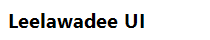 Leelawadee UI